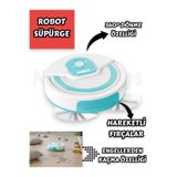 YILDIRIM OYUNCAK Oyuncak Sesli Fırçalı 360° Dönme ve Engellerden Kaçma Özellikli Robot Süpürge