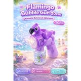 Yıldırım Oyuncak Pilli Flamingo Bubble Gun 20CM Otomatik Baloncuk Tabancası – Sürekli Köpük Üreten Çocuk Oyuncağı - Mor