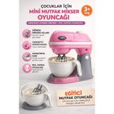 YILDIRIM OYUNCAK Pilli Işıklı Dönen Mikser Oyuncak Seti | Mini Mutfak Karıştırıcı Rol Yapma Oyuncağı