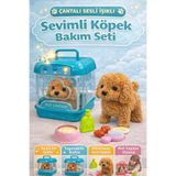 YILDIRIM OYUNCAK Sesli Işıklı Yürüyen Köpek Taşıma Çantalı Aksesuarlı Set - Taşınabilir Çantalı Yürüyen Toy Poddle