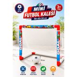 YILDIRIM OYUNCAK Toplu Futbol Kalesi 58×45×34cm – 10cm Futbol Topu Fileli Çocuk Futbol Kale Seti 3+ Yaş Bahçe ve Ev Oyuncağı