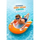YILDIRIM OYUNCAK Tutmaçlı Sörf Yatak 84×79cm – Çift Tutmaçlı Havuz ve Deniz Şişme Yüzme Yatağı Çocuk Su Oyuncağı
