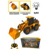 YILDIRIM OYUNCAK Uzaktan Kumandalı Full Fonksiyon Şarjlı Işıklı Hareketli Kepçe Excavator
