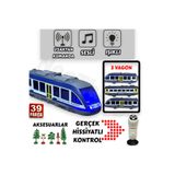 YILDIRIM OYUNCAK Uzaktan Kumandalı Led Işıklı Sesli 39 Parça Raylı Aksesuarlı Manyetik Vagonlu 308 cm Tren Seti