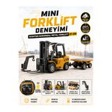 YILDIRIM OYUNCAK Uzaktan Kumandalı Mini Forklift 21 cm – 8CH Metal Gövde, Römorklu, Kancalı, Yük Kaldıran Gerçekçi RC Oyuncak İş Makinesi