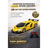 YILDIRIM OYUNCAK Uzaktan Kumandalı RC Lamborghini 19 CM Işıklı Spor Araba | Full Fonksiyon Pilli Yarış Arabas