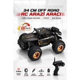 YILDIRIM OYUNCAK Uzaktan Kumandalı Şarjlı 15 Km/H Yapan 4x4 Off Road RC Arazi Aracı 34cm – 2.4GHz Büyük Lastikli Süspansiyonlu Araba 6+ Yaş