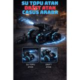 Yıldırım Oyuncak Uzaktan Kumandalı Şarjlı Su Topu Atan Drift Yapan Rc Casus Araba - Mavi