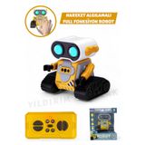 YILDIRIM OYUNCAK Uzaktan Kumandalı Sesli Işıklı Full Fonksiyon Müzikli 13 cm Sevimli Robot-360 Derece Rotasyon Robot