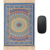 Yıldırım Store Dekoratif Küçük Halı Mousepad - Altın