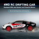 Yıldırım Store Drift Araba Uzaktan Kumanda Araba 2.4ghz 1:24 Ölçekli 4WD 15KM/H Yüksek Hızlı Model Araç LED Işıkları Sürüklenen Lastik Yarışı Spor Oyuncak Araba Yetişkin Erkek Kız Çocuklar Için Hediye 2 Adet Şarj