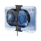 Yıldırım Store iPhone Uyumlu Profesyonel Kablolu Yarı Iletken Şok Buzlama Telefon Soğutucu Fan Gamer Oyuncu Radyatör Şok Soğutma Fanı Yeni Nesil Altı Çekirdek Teknoloji Soğutma Fanı (ZR-AH102)