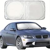Yıldırım Store Katlanabilir 150X70 cm Araç Ön Cam Güneşlik Ön Cam Araç Perdesi Araç Güneş Koruyucu Oto Güneşlik