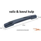 Yıldırım Valiz Çekme Kolu Orta Boy Bavul Kulp 21 5cm Çekme Mandalı