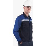 Yıldırımlar 3 cm Reflektörlü Çok Cepli Mont - Lacivert - Saks Mavi - 60