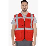 Yıldırımlar Mühendis Ikaz Yeleği - Kırmızı