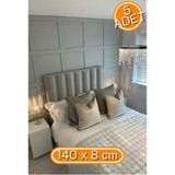 Yıldırım's Home Iskandinav Duvar Çıtası 1 Paket 5 Adet 140X8 cm Mdf Duvar Çıtası