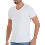 Yıldız 150 Beyaz 3'lü V Yaka Erkek T-Shirt