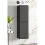 Yıldız 35 130 Cm Antrasit Gri Mat Mdf Asma Banyo Boy Dolabı Antrasit - Gri