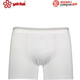 Yıldız 365 Premium Seri Erkek Pamuklu Rahat Esnek Likralı Formen Tekli Boxer - Beyaz
