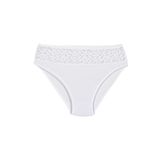 Yıldız 3785 Beyaz 12 Adet Kadın Likralı Dantelli Bikini Külot
