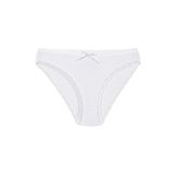 Yıldız 3790 Beyaz 12 Adet Kadın Likralı Dantelli Bikini Külot