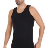 Yıldız 3'lü Erkek Modal Atlet 74 - Siyah - 2XL
