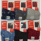 YILDIZ 43 ERKEK HAVLU BEL DESENLİ BOXER 6 ADET