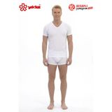 Yıldız 60 Premium Erkek %100 Pamuklu Ribana Esneyen Rahat Kumaş V Yaka Erkek Atlet/Fanila/Tshirt