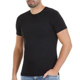 Yıldız 91 Siyah 3 Adet Likralı Kısa Kollu Erkek T-Shirt Fanila