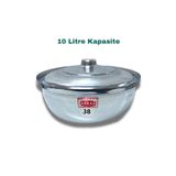 YILDIZ ARKAR Alüminyum Salça Aşure Yahni Kavurma Sos Helvane Tenceresi 10 Litre 38 Cm