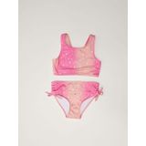 Yıldız baskılı kız çocuk bikini takım DB200737BT BASKILI 7-8 Yaş