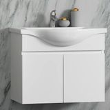 Yıldız Beyaz 65 cm Banyo Dolabı
