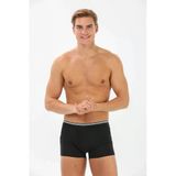 Yıldız Çamaşır 366 Erkek Premium Seri Formen Pamuklu Likralı Esnek Rahat Siyah Boxer