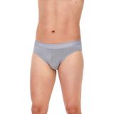Yıldız Çamaşır Erkek Gri 3'lü Paket Kemerli Modal Slip - XL