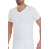 Yıldız Çamaşır Erkek Ribana V Yaka %100 Pamuk Body Fanila Atlet (60-61-62) - 3 Adet Beyaz Xl