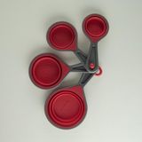 Yıldız Dailytools 4 Parça Katlanabilir Ölçü Kaşık Seti Renkli Mutfak Gereçleri - Çok Renkli
