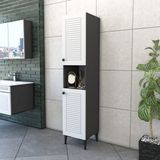 Yıldız Elegance Luxe Beyaz Banyo Boy Dolabı