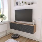 Yıldız Elegance Selin Luxe Tv Ünitesi Tv Sehpası Ahşap/ Antrasit - Ahşap - Beyaz