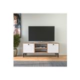 Yıldız elegance TV ÜNİTESİ PANJUR KAPAKLI AHSAP_ BEYAZ PTV_1200