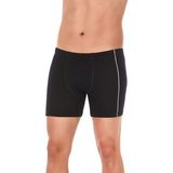 Yıldız Erkek Modal Likralı Biyeli Boxer 3'lü Paket - Pamuklu Modal Esnek Yapı Siyah - L
