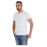 YILDIZ Erkek Modal Sıfır Yaka Atlet, Beyaz, 3XL Beden