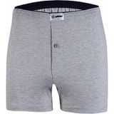Yıldız Erkek Pamuklu Havlubel Düğmeli Boxer 43 - 6 Adet - 2XL - Gri