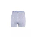 Yıldız Erkek Penye Emprime Desenli Boxer 35 - 6 Adet Beyaz Xl