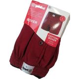 Yıldız Erkek Penye Havlu Bel Düz Boxer 43 - 3 Adet - XL - Bordo