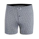 Yıldız Erkek Taşma Lastik Desenli Penye Boxer Short 43