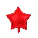 Yıldız Folyo Balon Doğum Günü Parti Balonu Kırmızı 24 inc- 60 cm