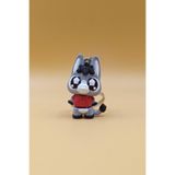 Yıldız Göz Eşek Anahtarlık - Hareketli Anahtarlık Çanta Süsü Charm