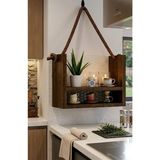 Yıldız Home Life Ahşap Dekoratif Duvar Banyo Düzenleyici 2katlı Raf Venge