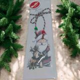 Yıldız İskandinav (5 Adet )Yılbaşı Temalı Bileklikli Kitap Ayracı – Noel Baba & Geyik Desenli, Hediye Kitap Ayracı - noelbaba ayrac